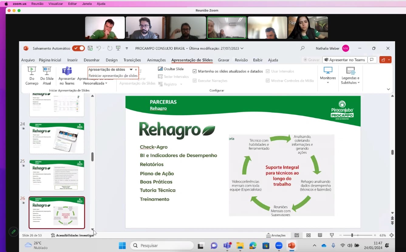 Registro da implantação do Rehsult no primeiro cliente